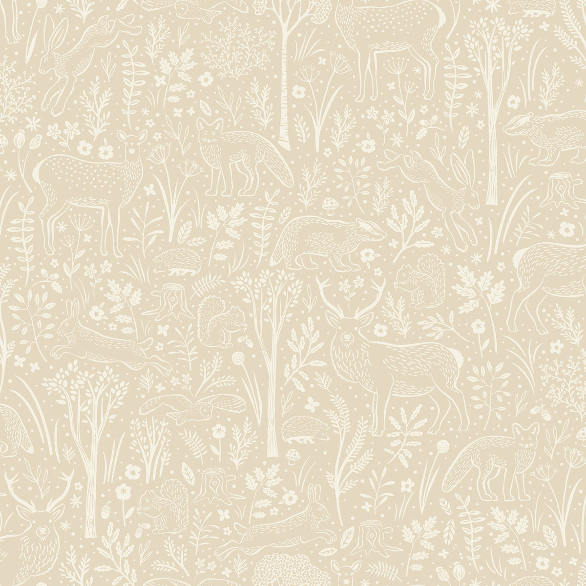 Galerie Little Dreamers Trees all-over Wallpaper