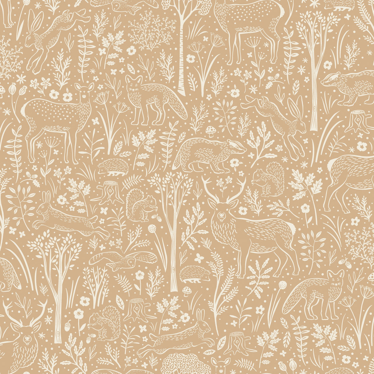 Galerie Little Dreamers Trees all-over Wallpaper