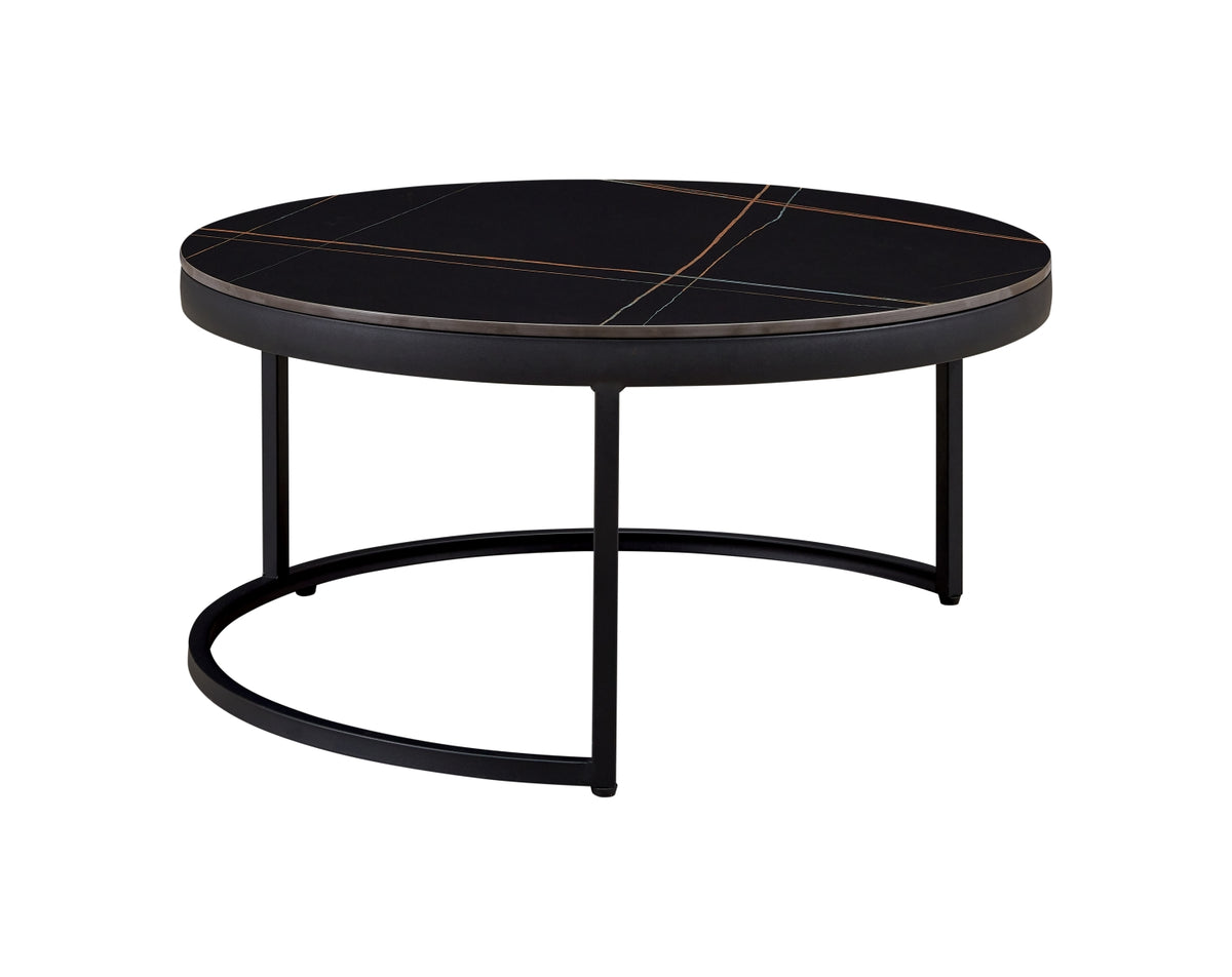 B038 Round Nesting Coffee Table Set