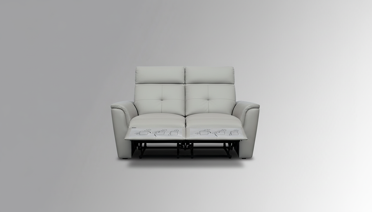 8501 Italian Leather Reclining Sofa, Loveseat & Chair