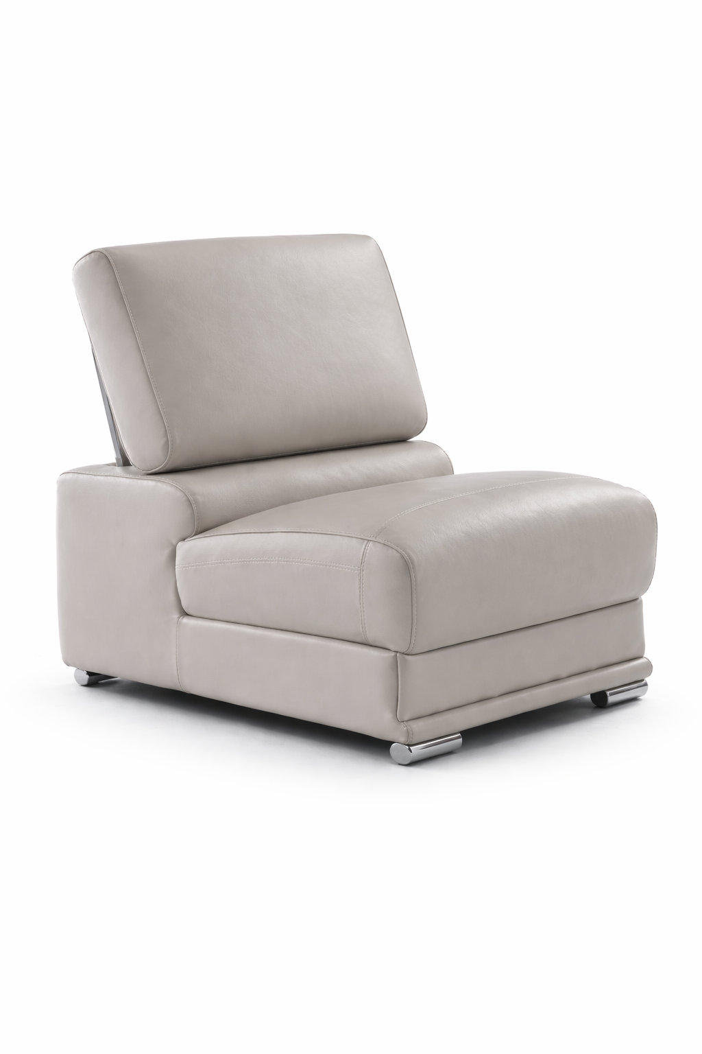 2119 Modular Leather Sectional with Adjustable Headrests