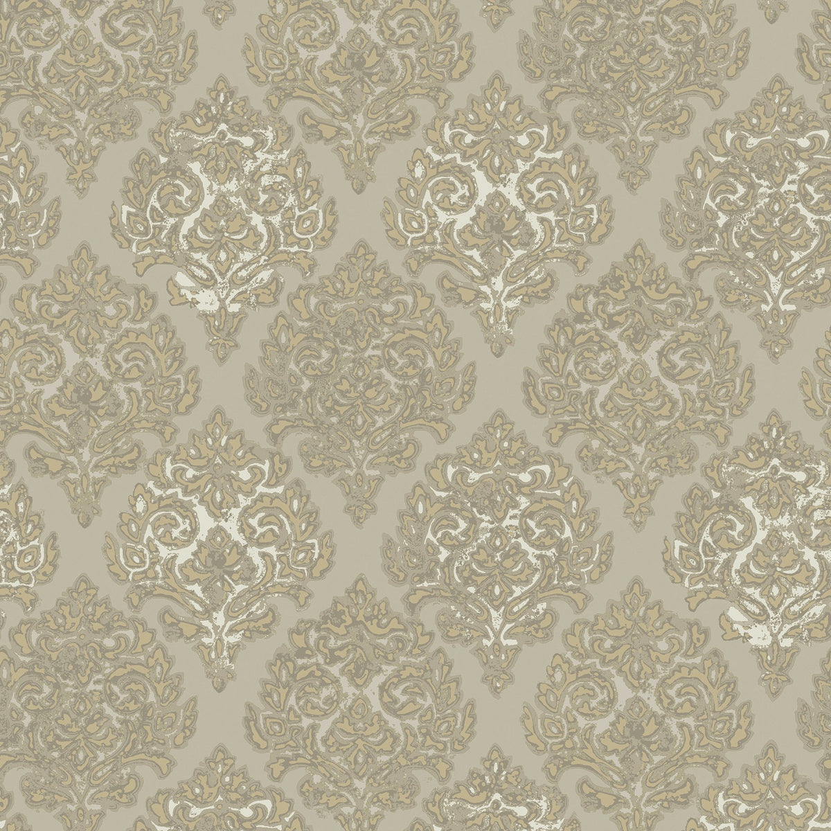 Galerie Lustre Modern Damask Wallpaper