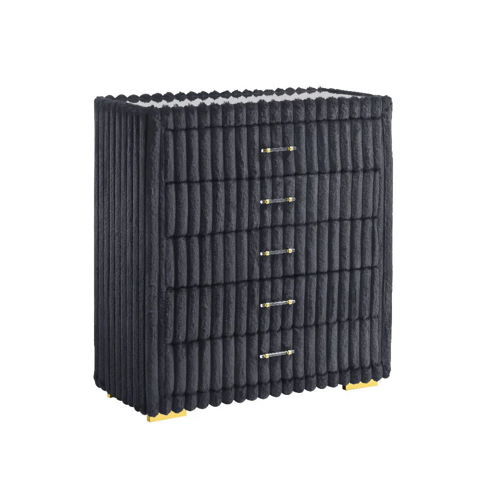 Sandy 5-Piece Upholstered Modern Bedroom Set