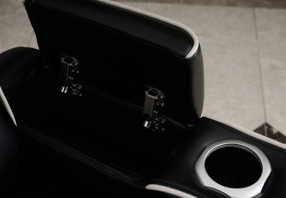 Astor Sectional Sofa with Massage, Heat, Bluetooth & LED Lights