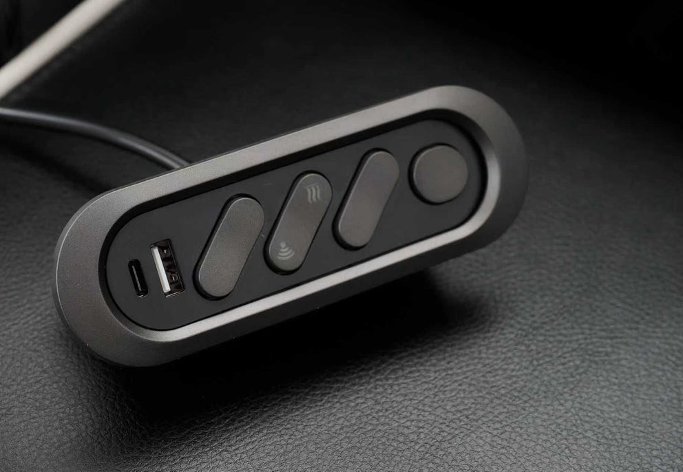 Astor Sectional Sofa with Massage, Heat, Bluetooth & LED Lights