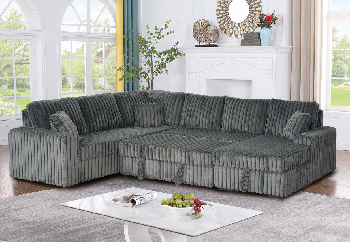 Maxy modular sectional sofa unit in a minimalist interior setting