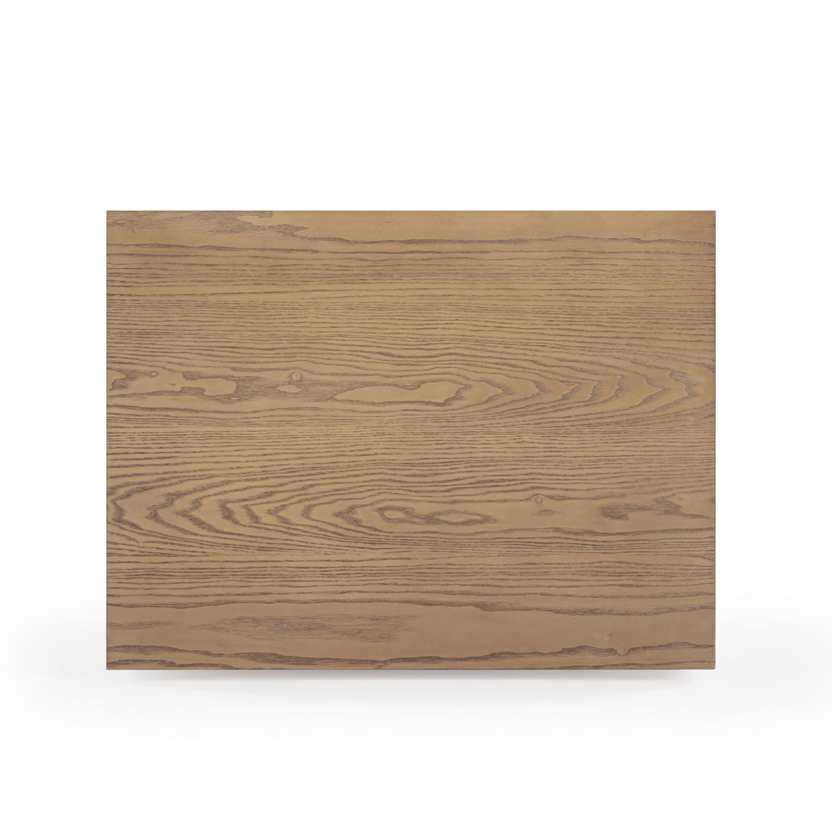 Laurentis 23.5" Light Taupe Suede and Wood 3-Drawer Nightstand - View 7