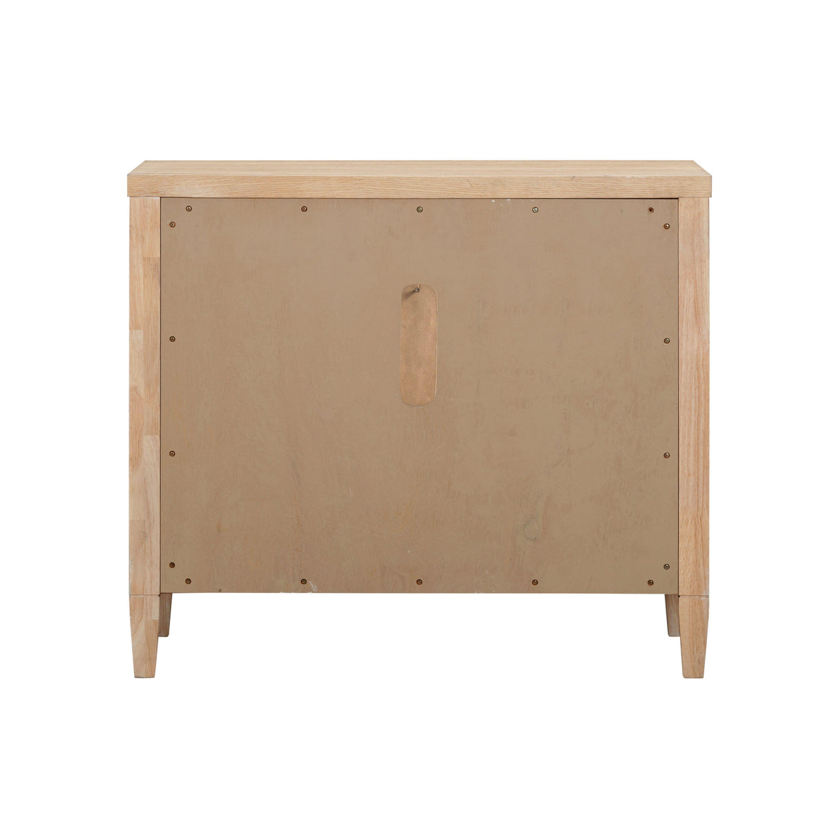 Bristol Park 30" Whitewashed Oak Wood 2-Drawer Nightstand