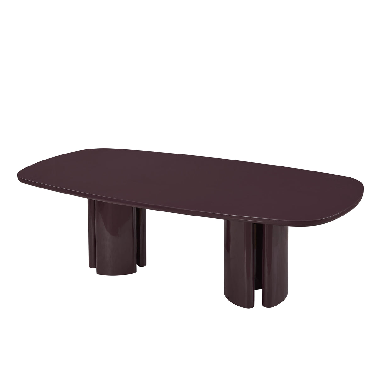 Zola 94.5" Lacquer Oval Dining Table