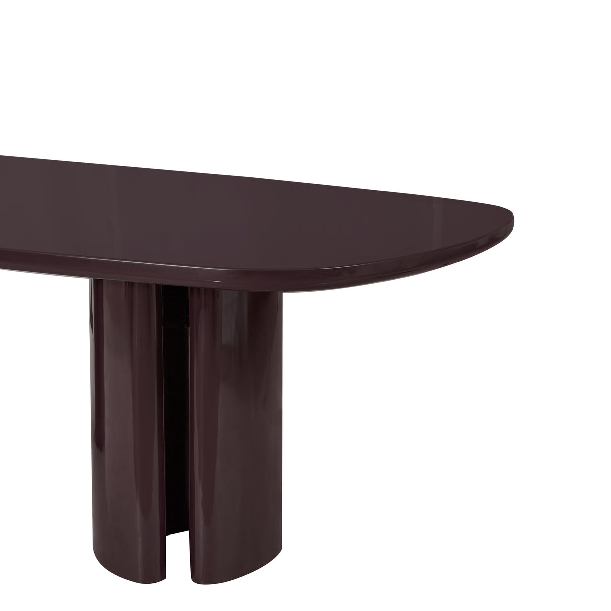 Zola 94.5" Lacquer Oval Dining Table