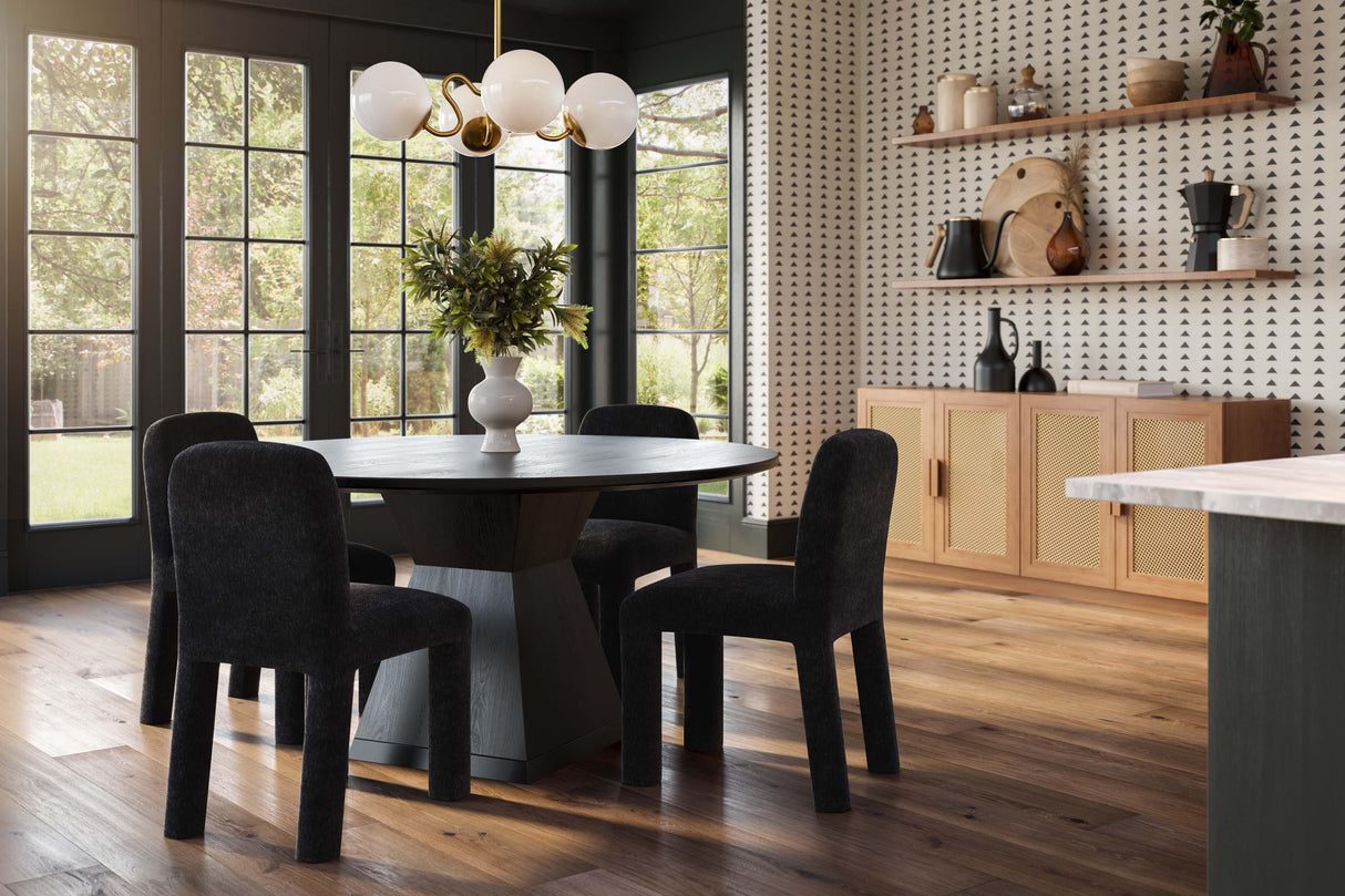 Nolan 56" Wood Round Dining Table