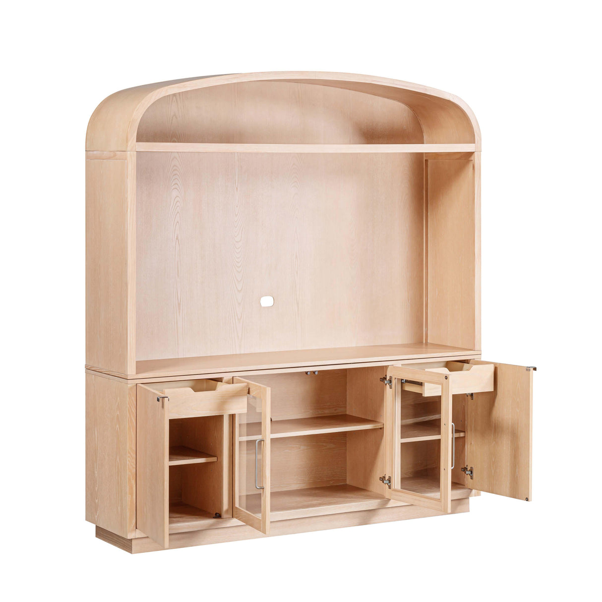 Marlow 77" Wood Entertainment Center