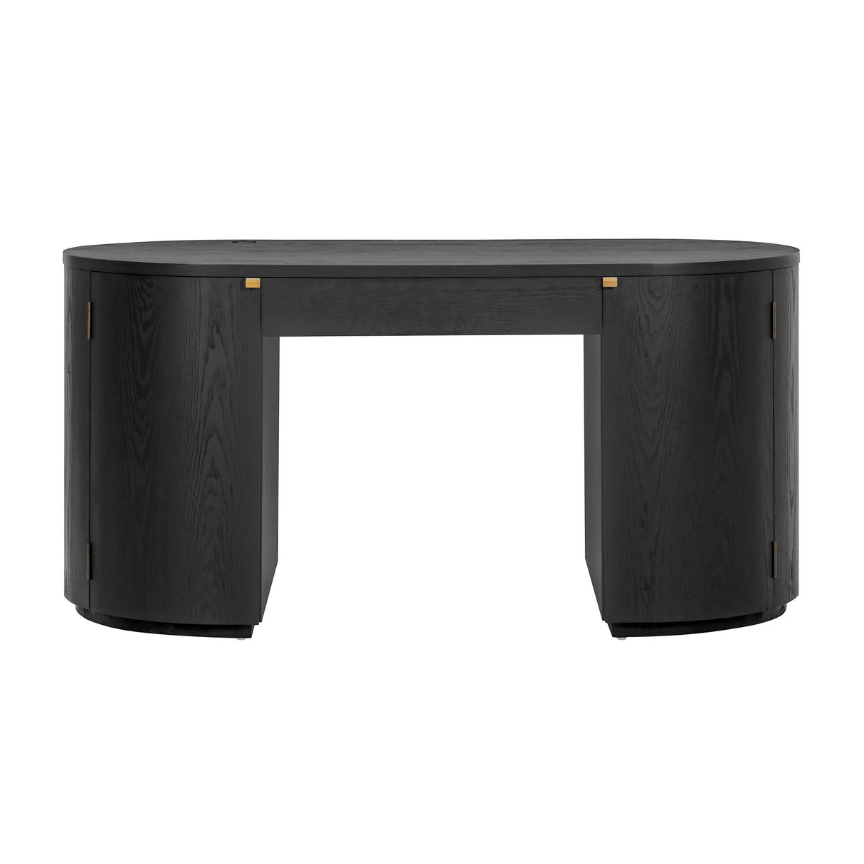 Marlow 64" Wood Executive Desk With Storage