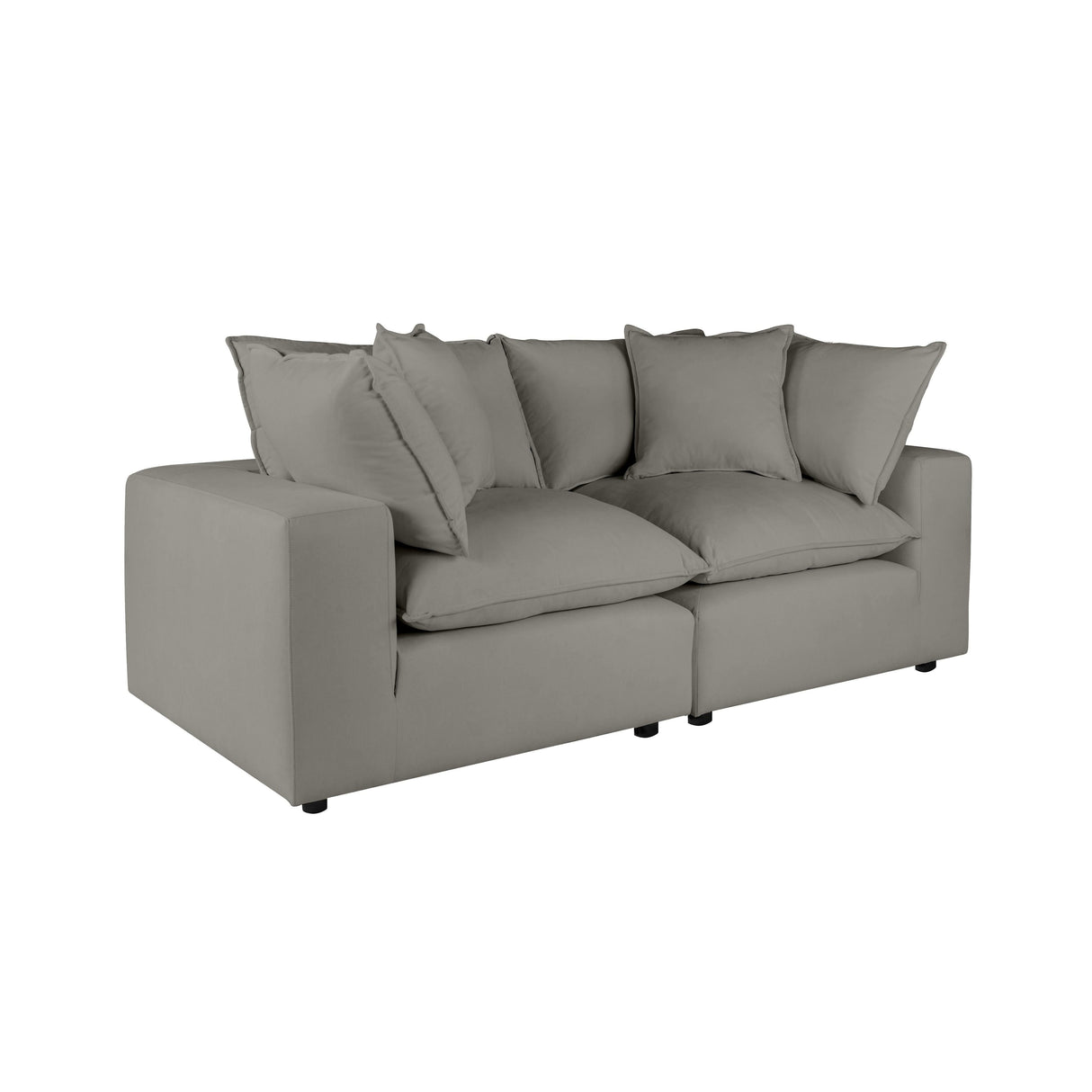 Cali 80" Performance Fabric Modular Loveseat