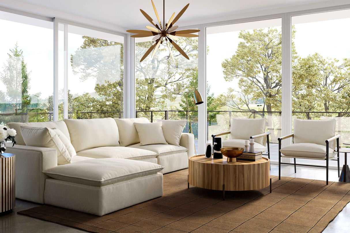 Cali 4-Piece Performance Fabric Modular Sectional