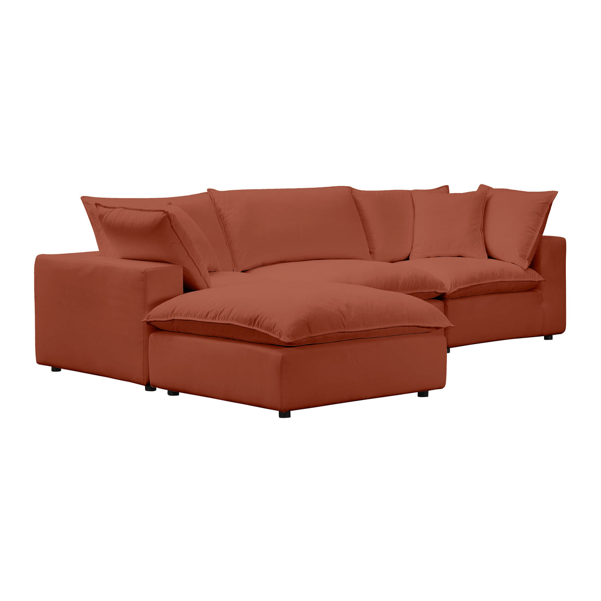 Cali 4-Piece Performance Fabric Modular Sectional