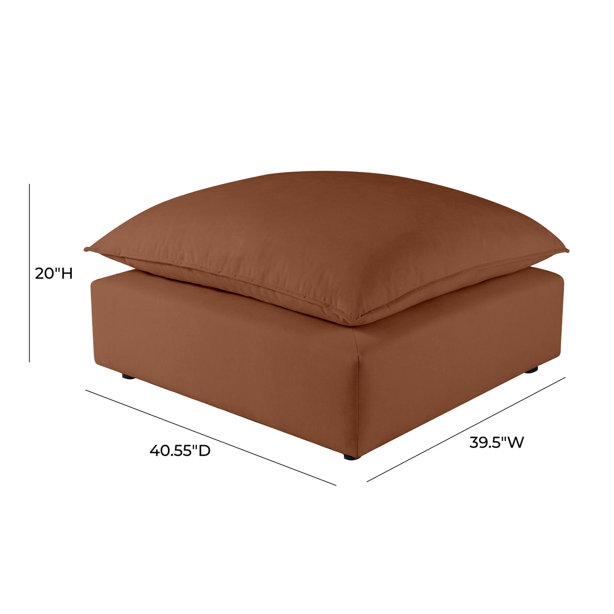 Cali Performance Fabric Ottoman