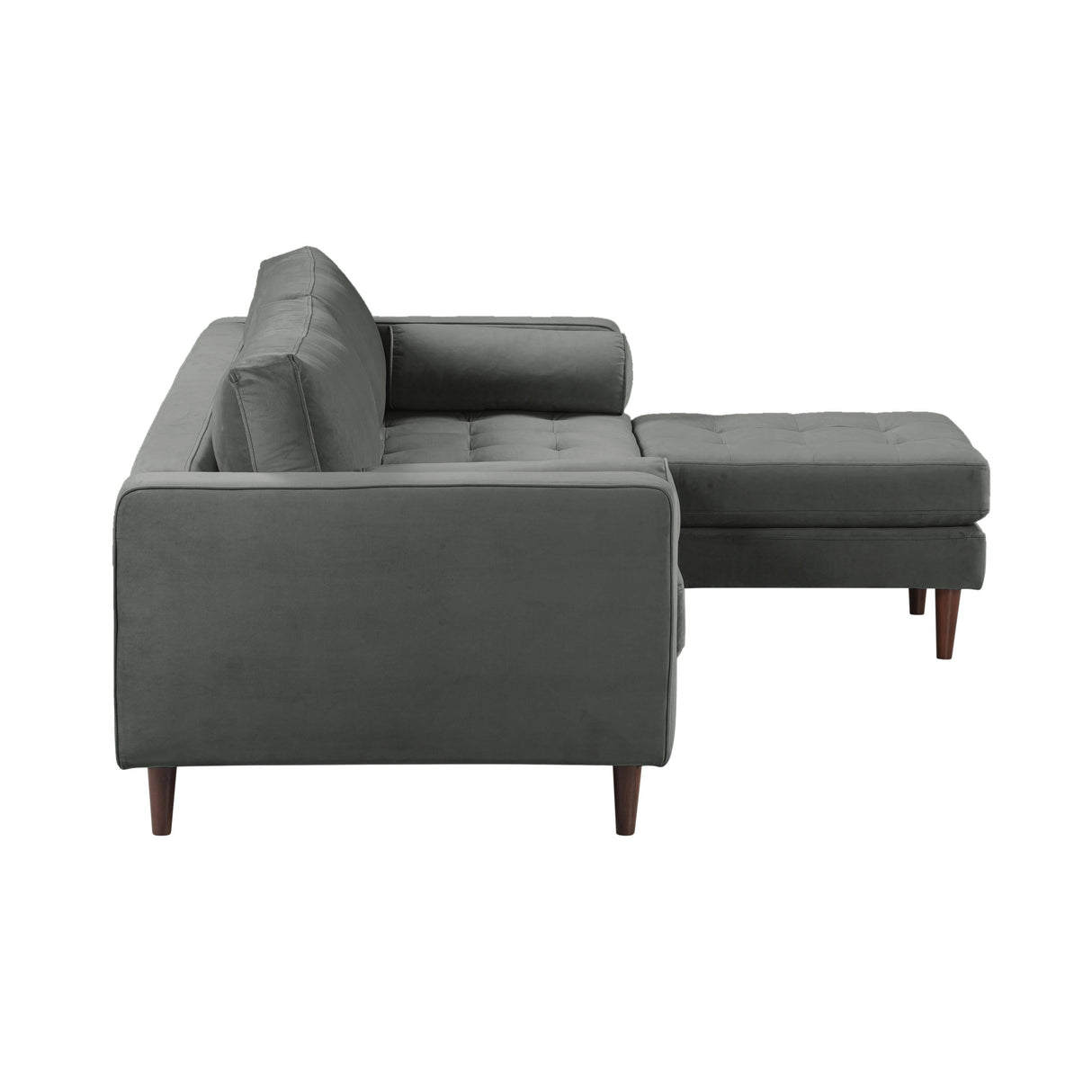Cave 2-Piece Velvet Sectional