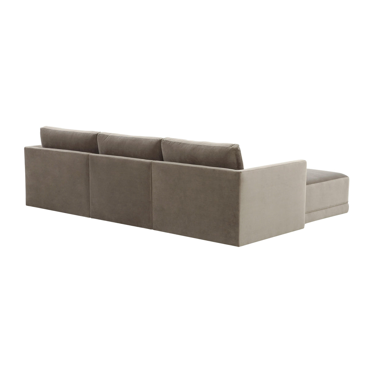 Willow 4-Piece Velvet Modular Sectional