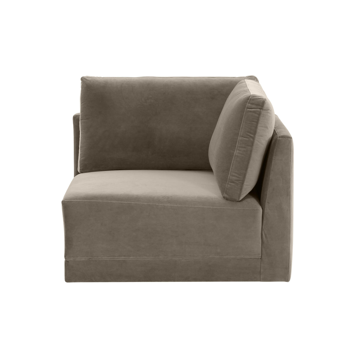 Willow Performance Velvet Modular Corner Chair - View 4