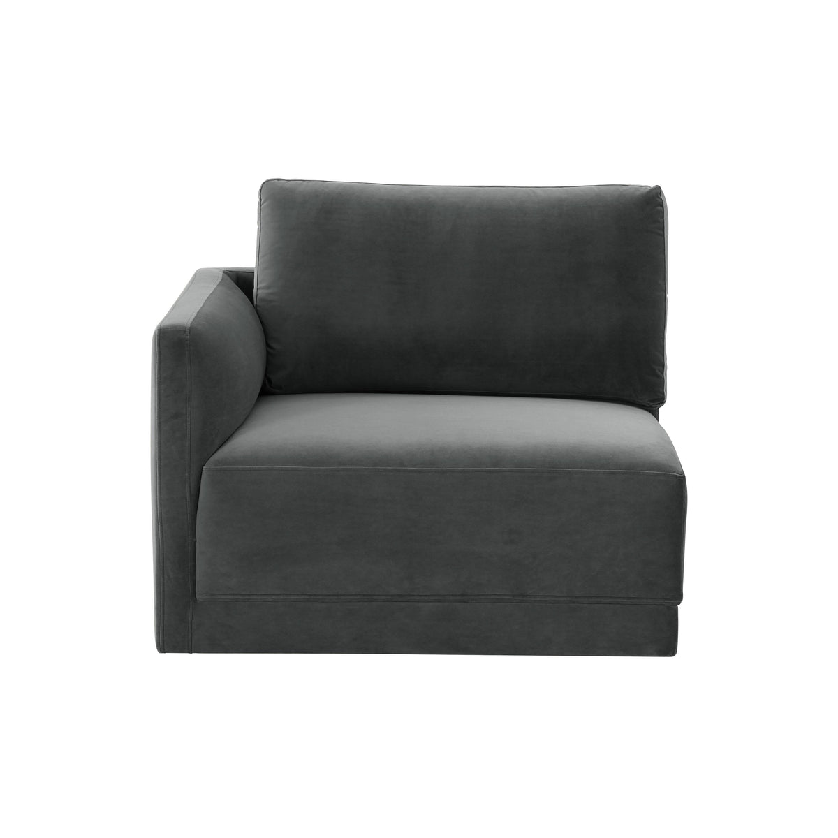 Willow Performance Velvet Modular LAF Corner Chair - View 7