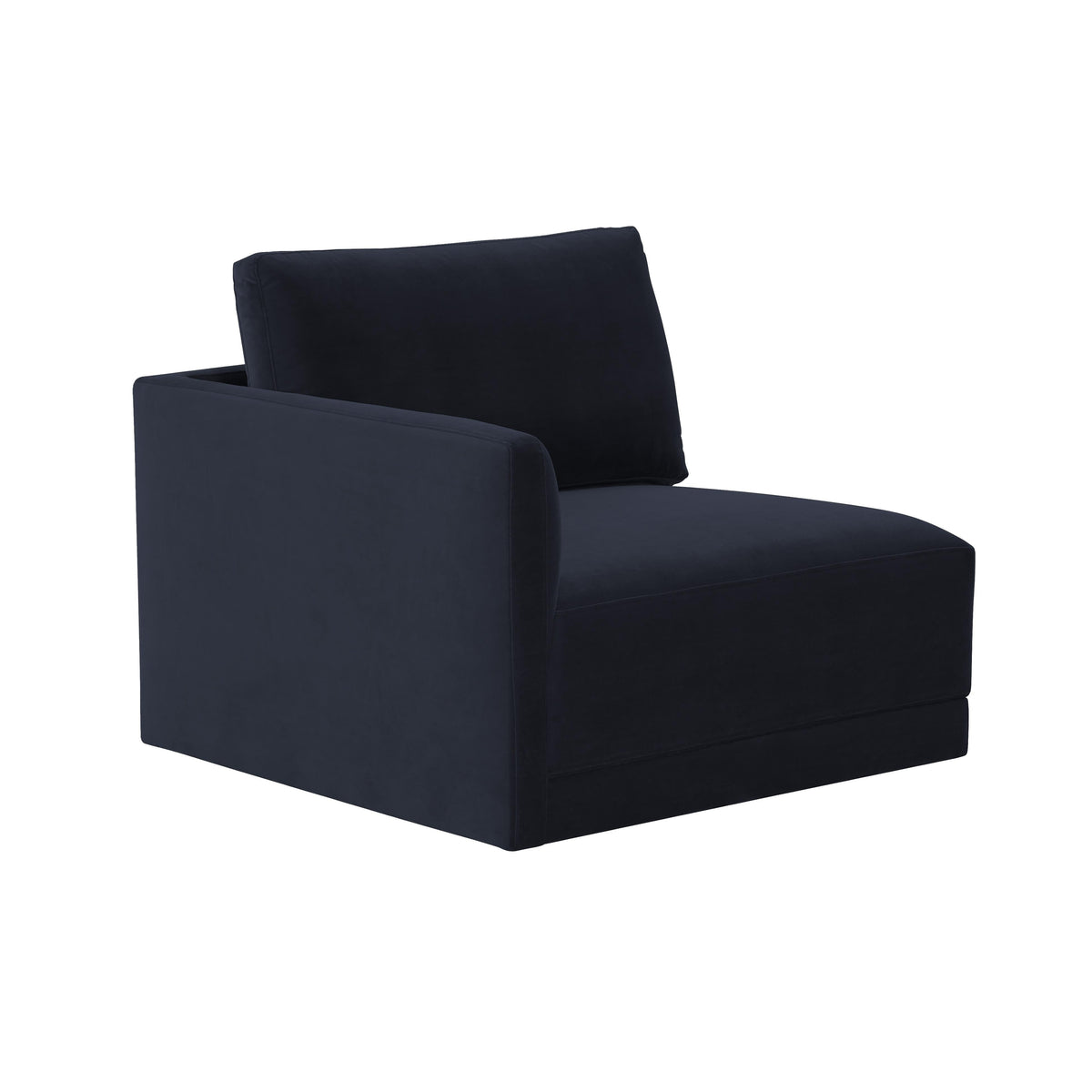 Willow Performance Velvet Modular LAF Corner Chair - View 12