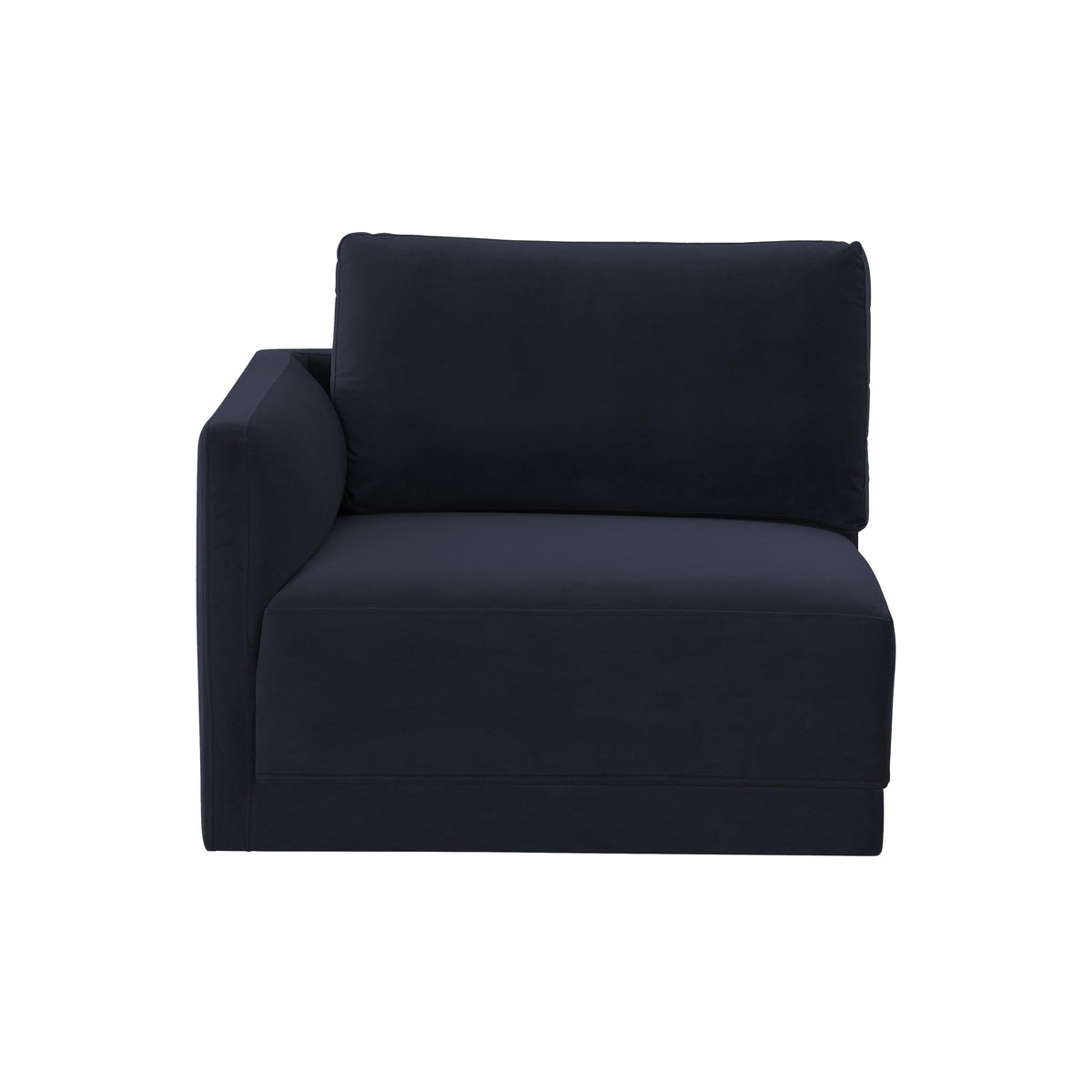 Willow Performance Velvet Modular LAF Corner Chair - View 14