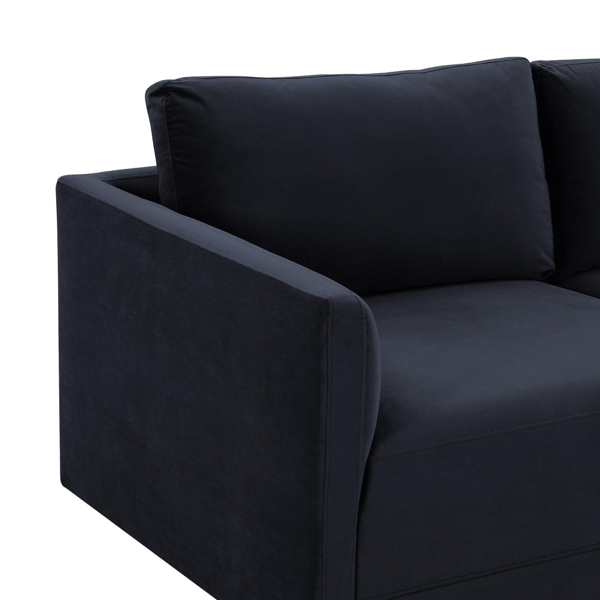 Willow 105" Velvet Modular Sofa