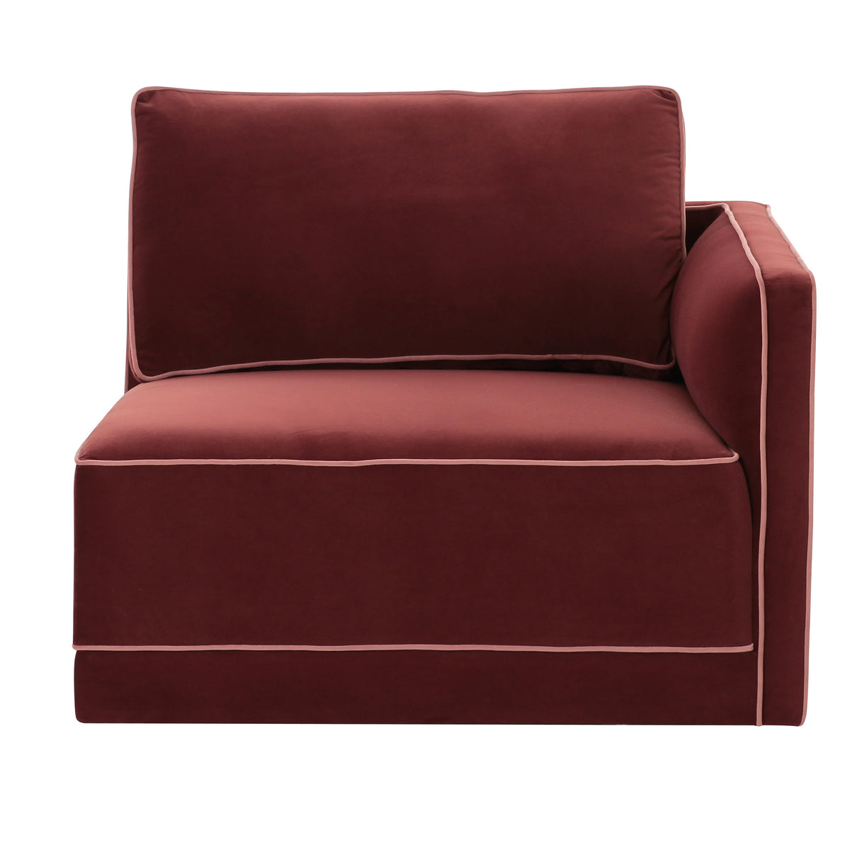 Willow Performance Velvet Modular RAF Corner Chair - View 19