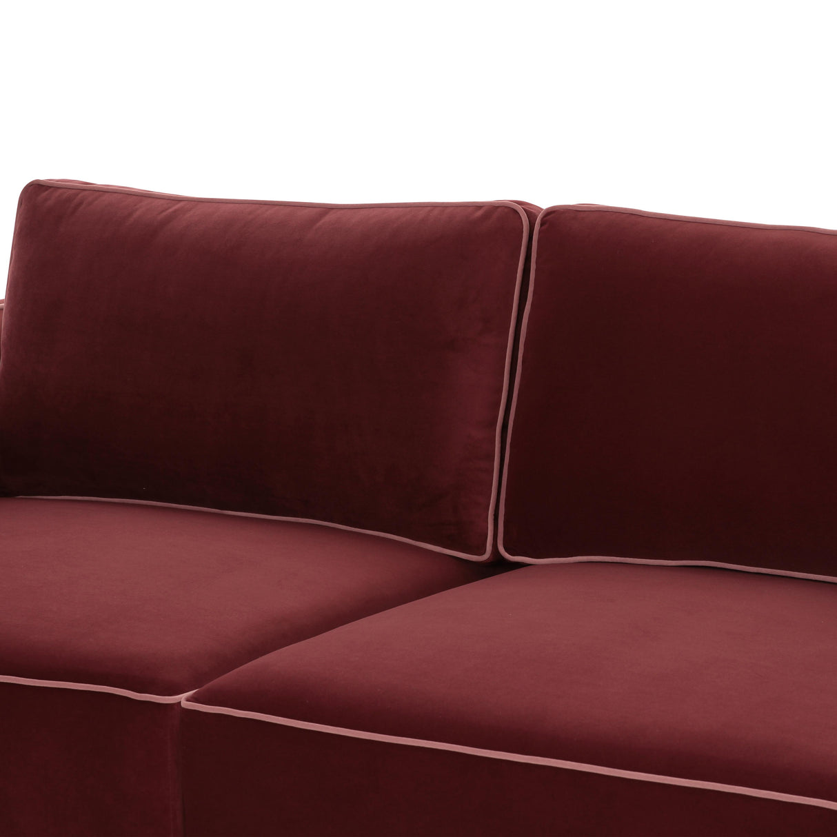 Willow 105" Velvet Modular Sofa