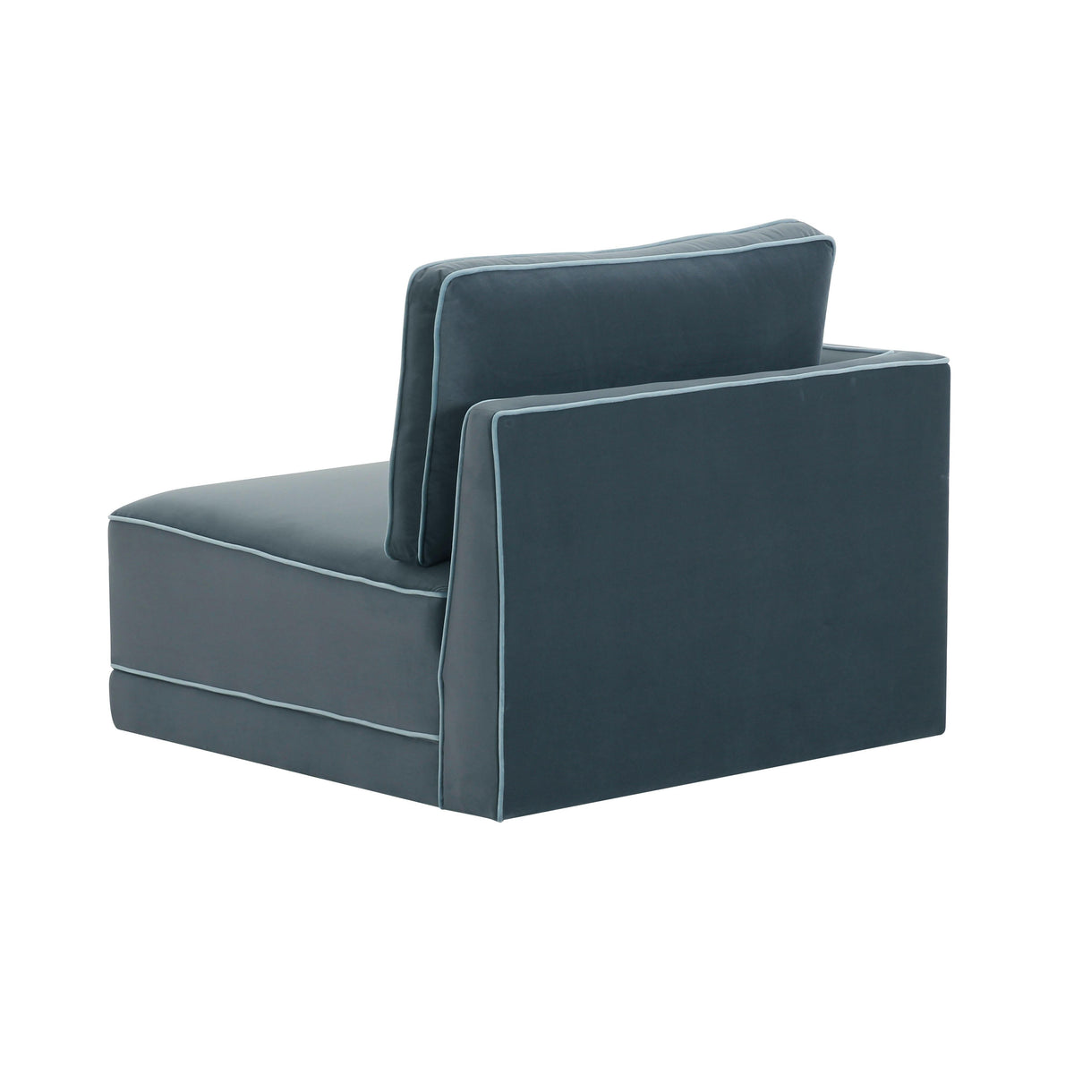 Willow Performance Velvet Modular LAF Corner Chair - View 24
