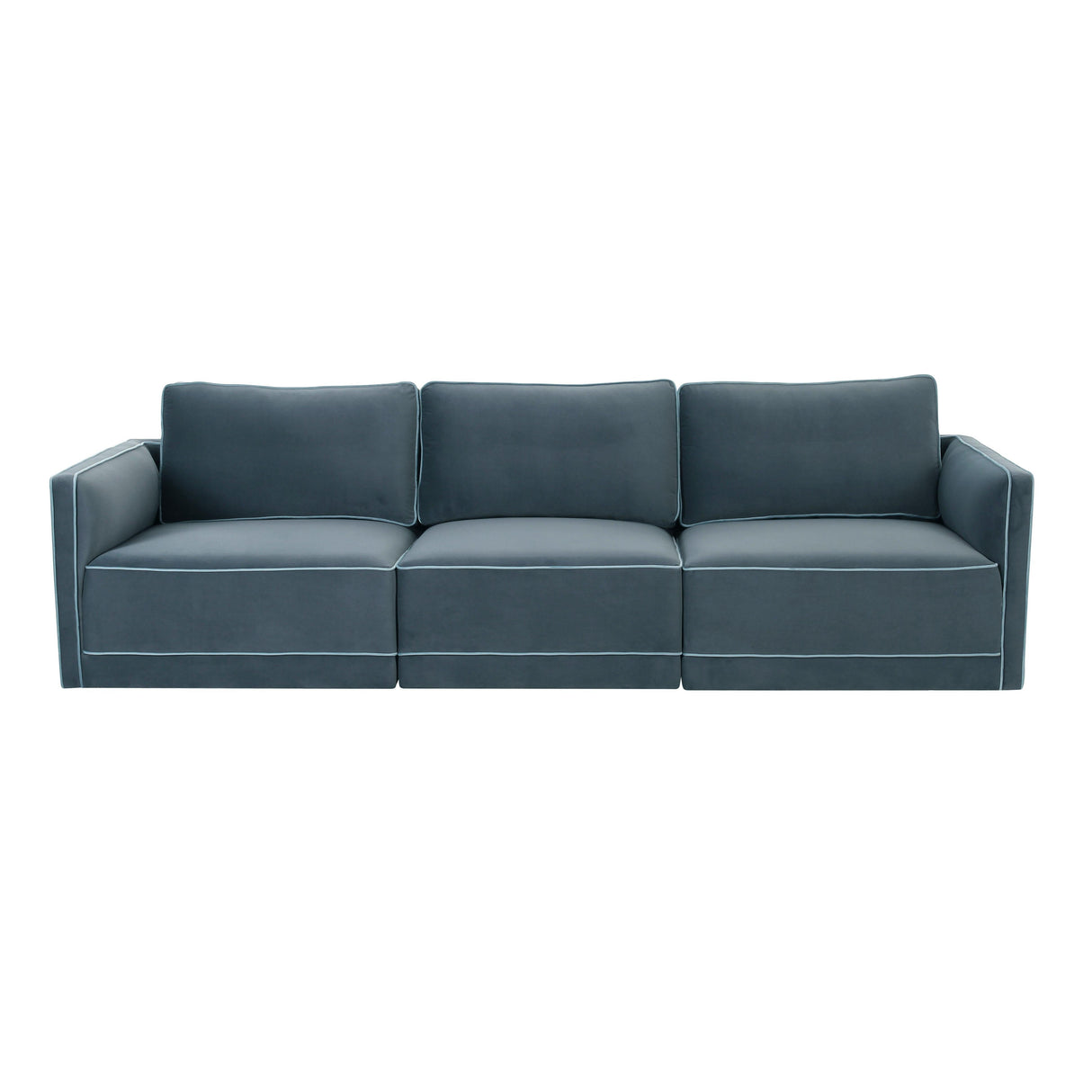 Willow 105" Velvet Modular Sofa