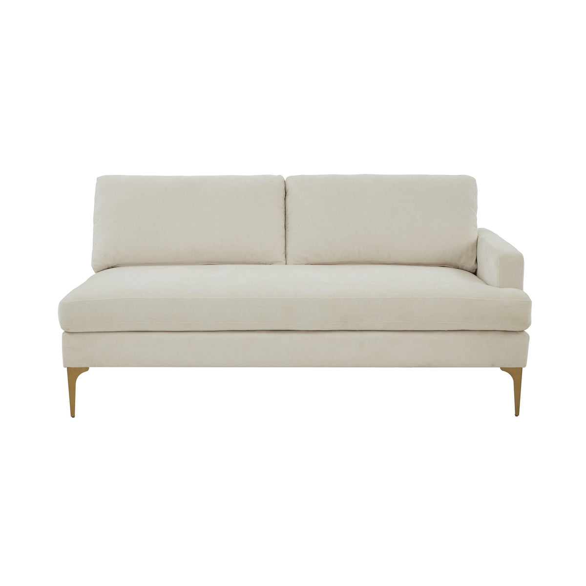 Serena 68" Performance Velvet Modular Loveseat - View 20