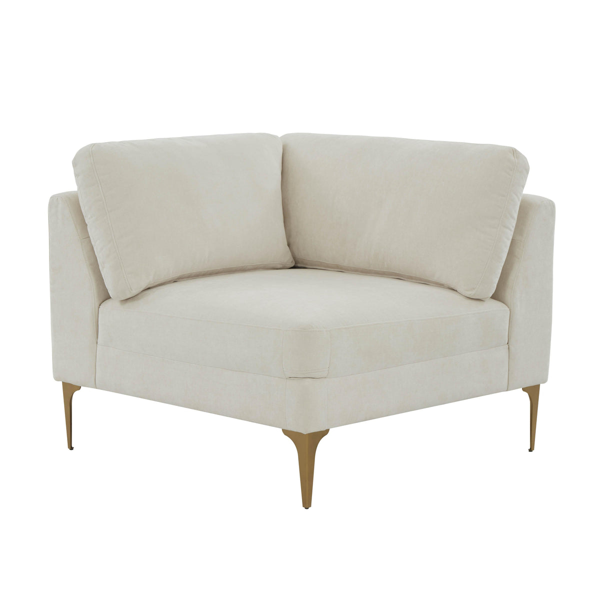 Serena Performance Velvet Modular Corner Seat - View 1