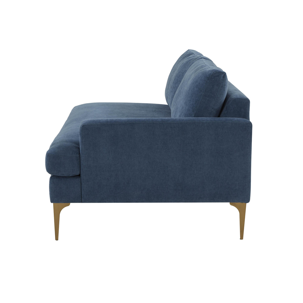 Serena 68" Performance Velvet Modular Loveseat - View 4