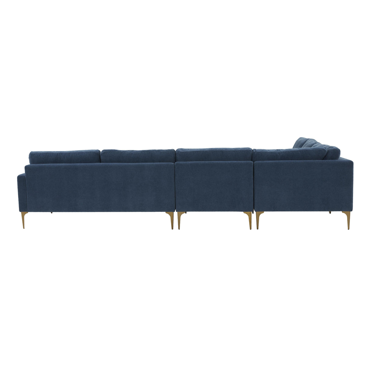 Serena 4-Piece Velvet Large L-Sectional