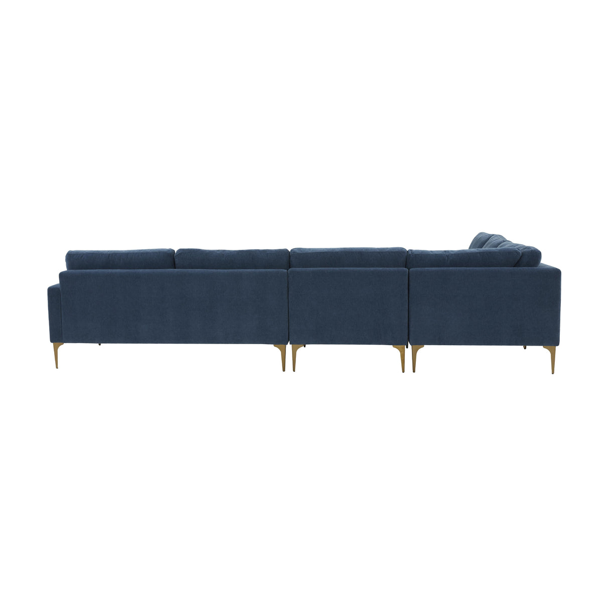 Serena 4-Piece Velvet Large L-Sectional
