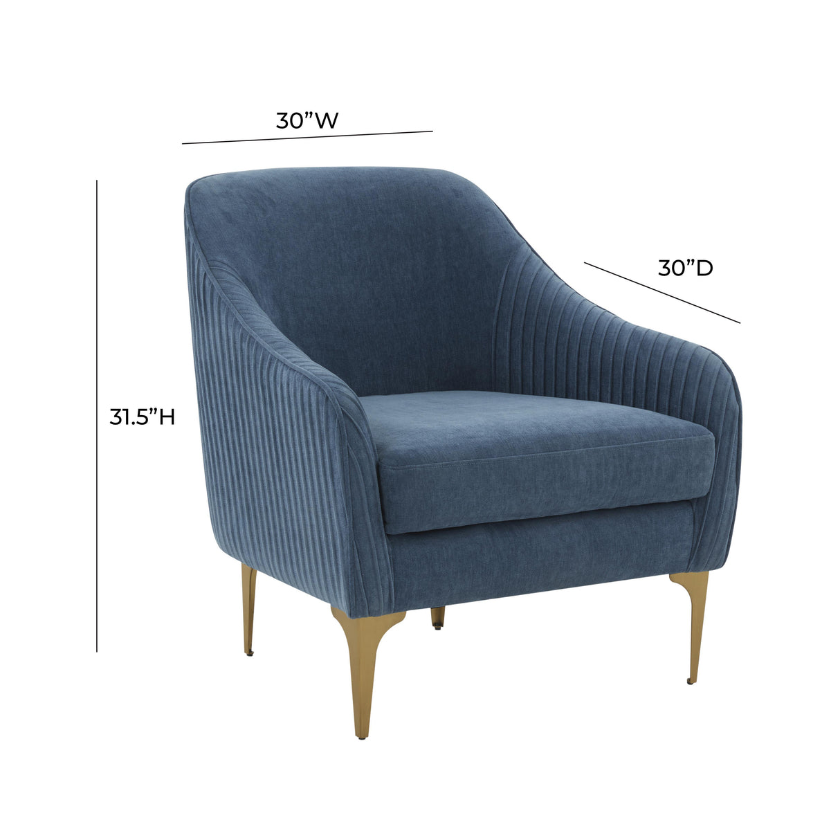 Serena Velvet Accent Chair