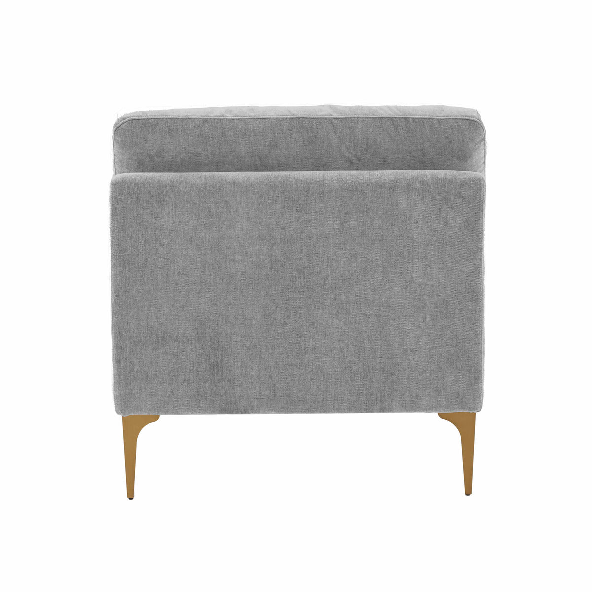 Serena Performance Velvet Modular Armless Chair - View 14
