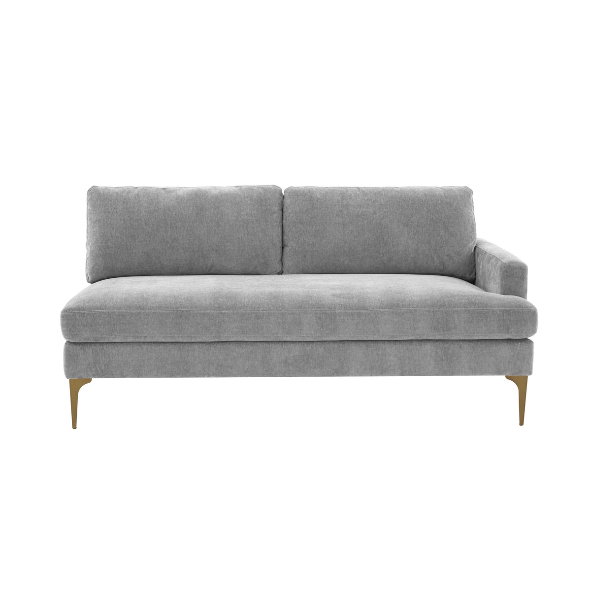 Serena 68" Performance Velvet Modular Loveseat - View 12