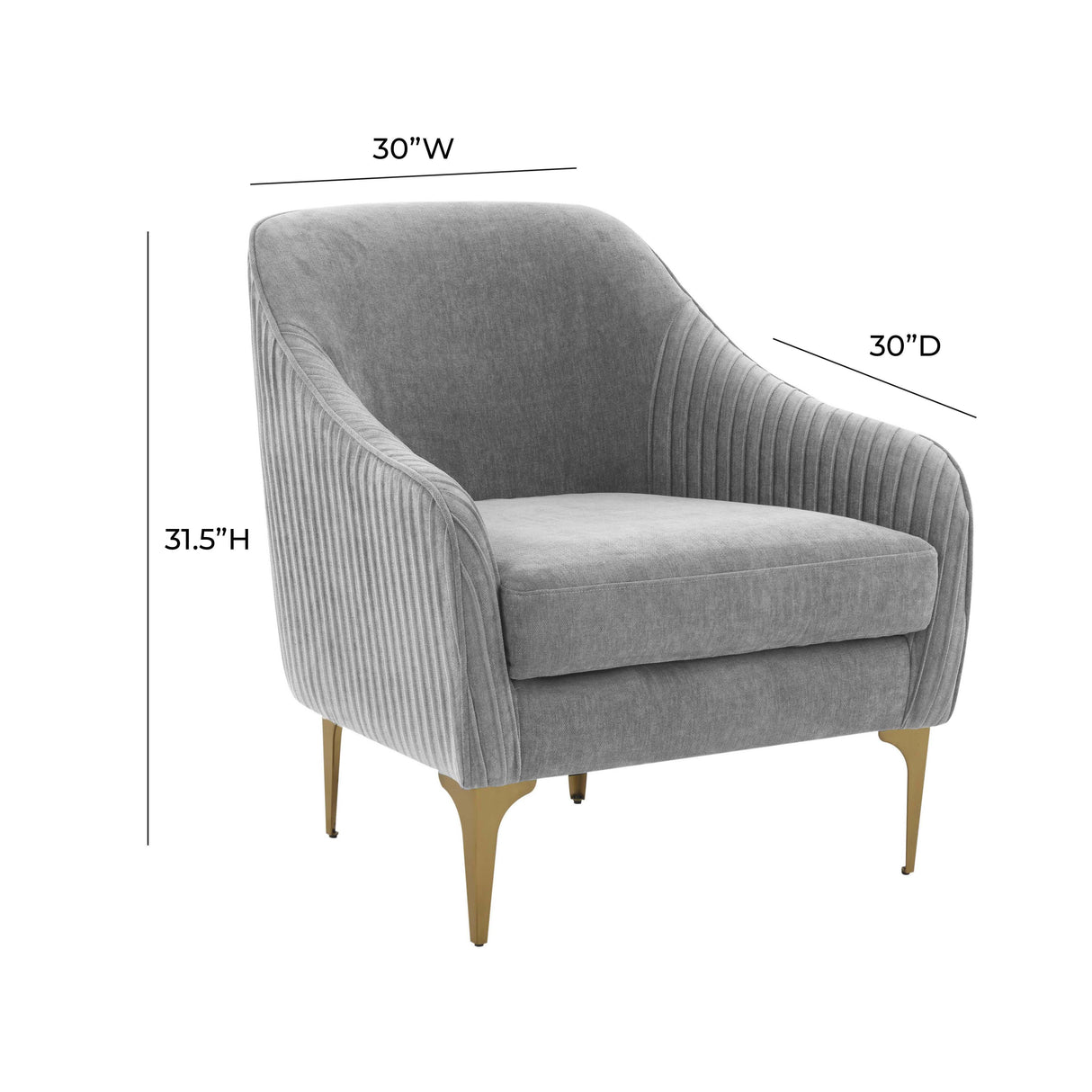 Serena Velvet Accent Chair