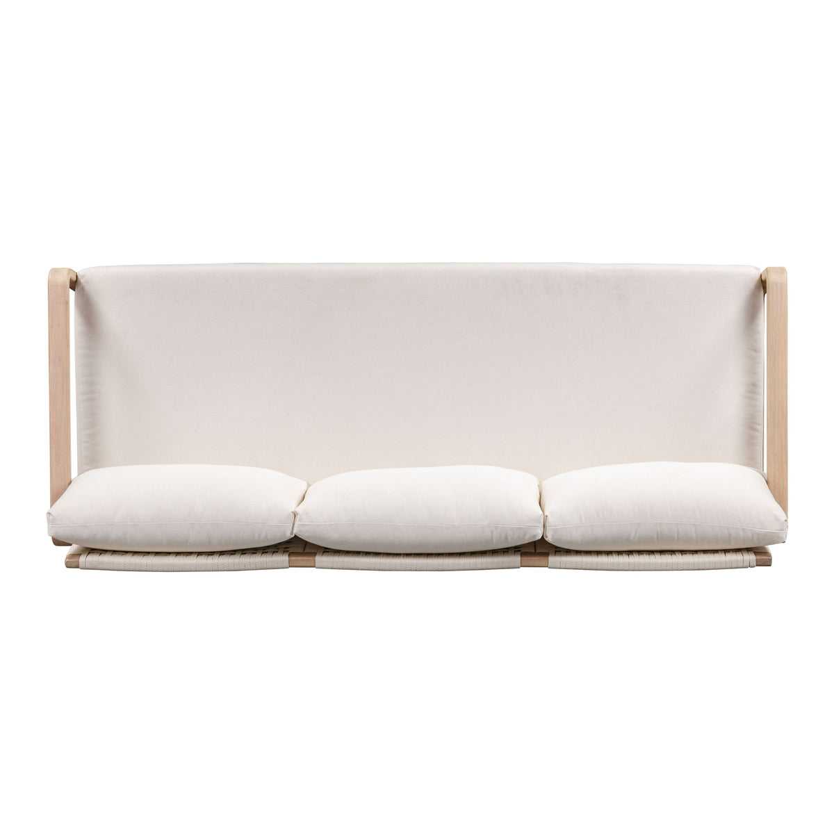Palata 84" Cream Performance Fabric Outdoor Sofa - View 8