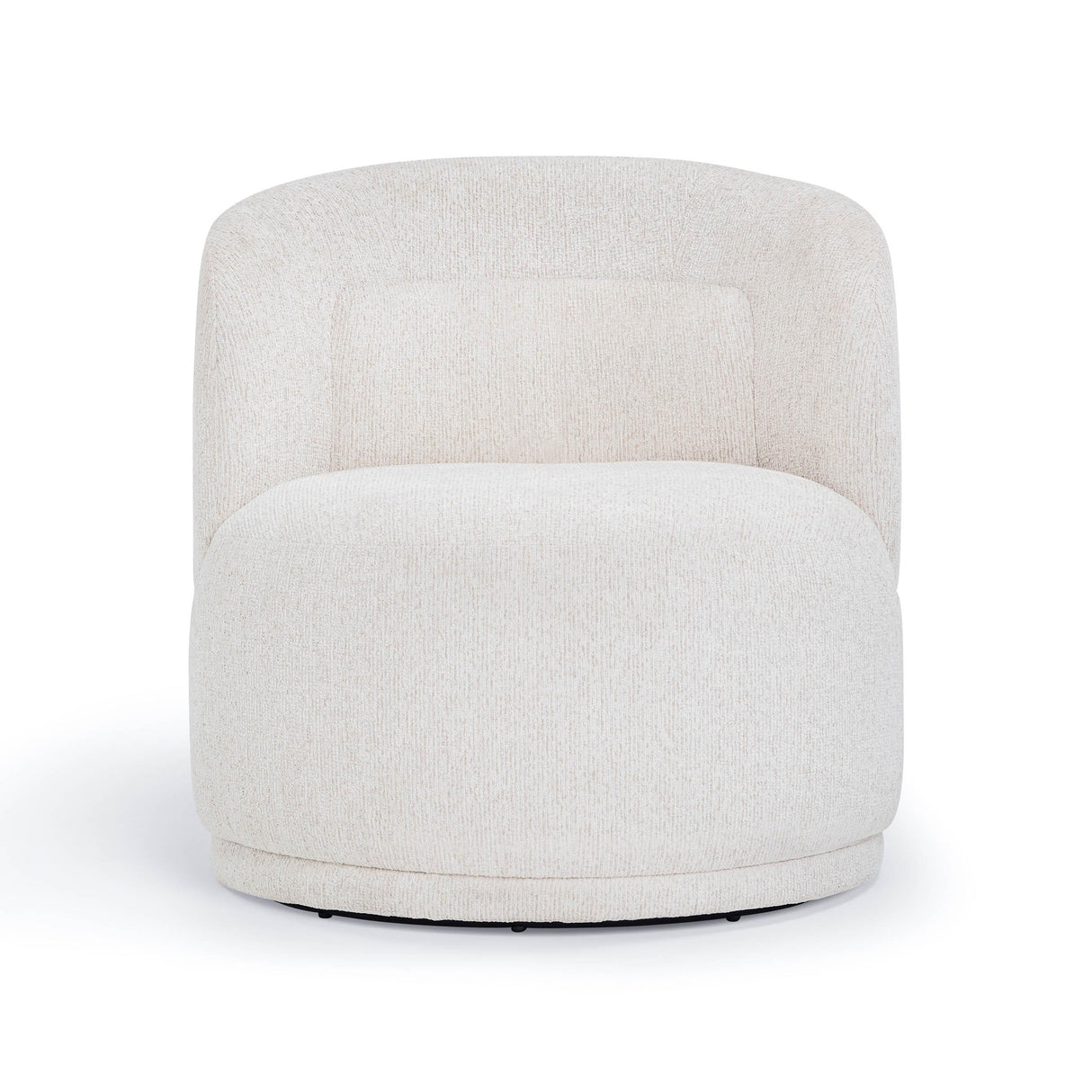Massa Textured Fabric Swivel Accent Chair