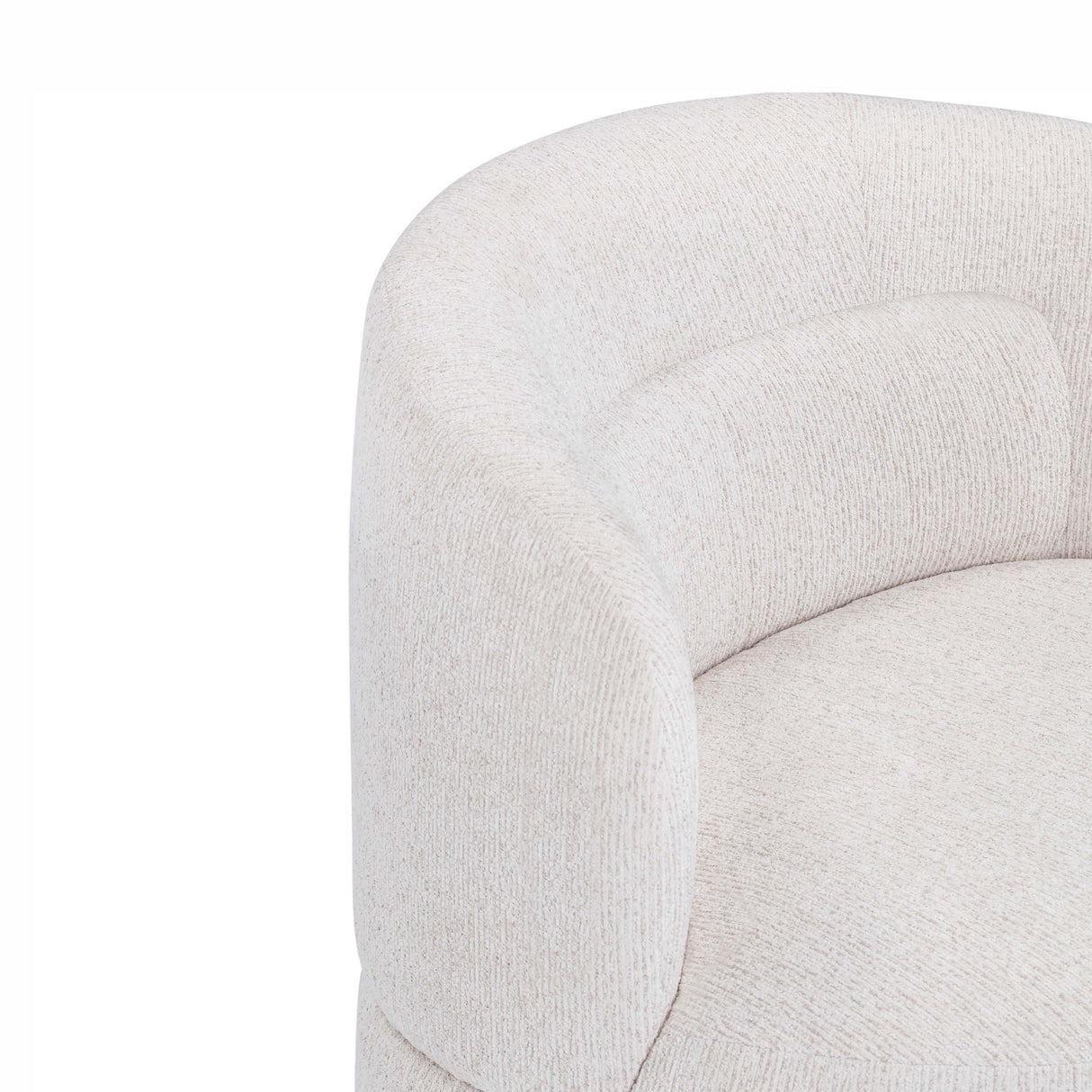 Massa Textured Fabric Swivel Accent Chair