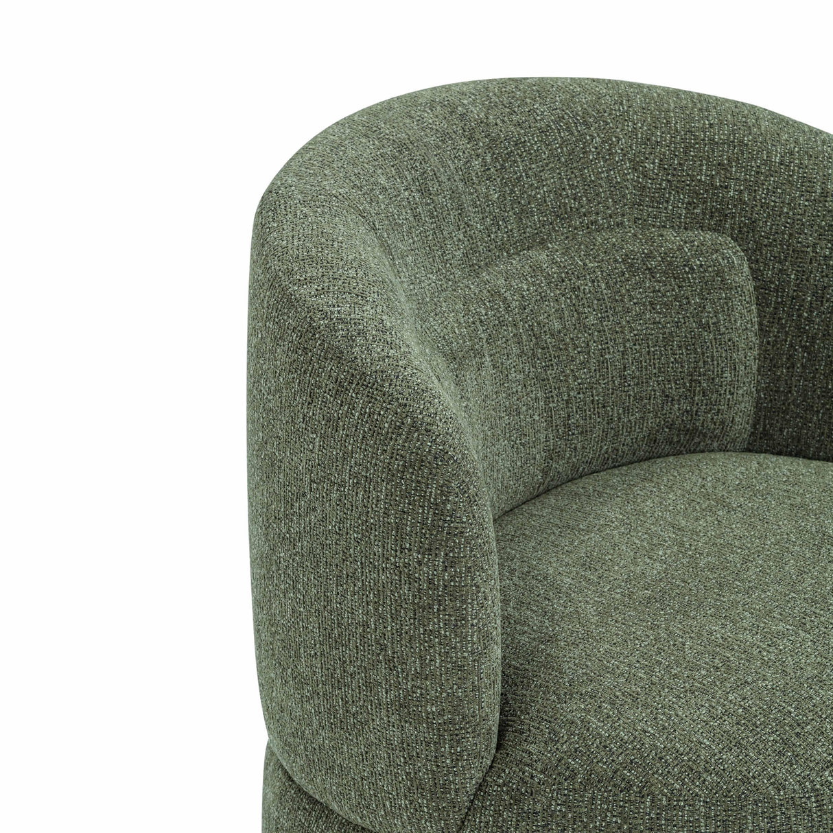 Massa Textured Fabric Swivel Accent Chair