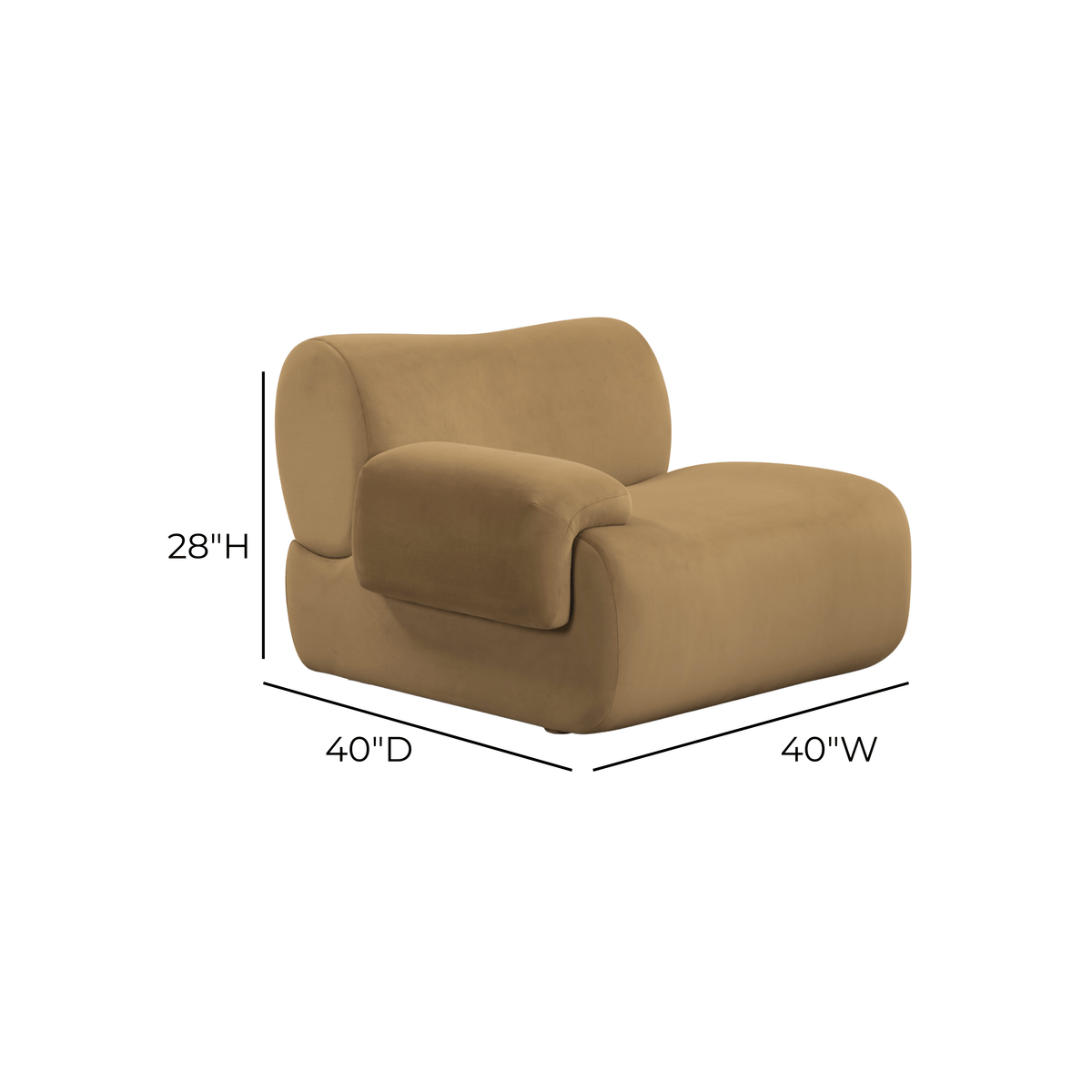 Zenith Modular Corner Chair - View 52
