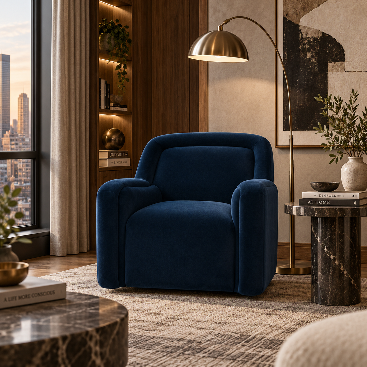 Charli Performance Swivel Chair