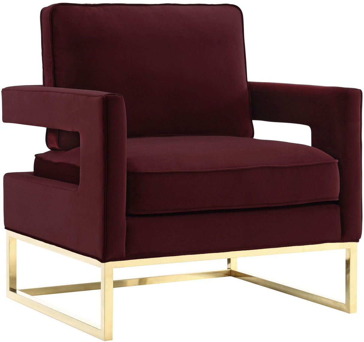 Avery Velvet Accent Chair