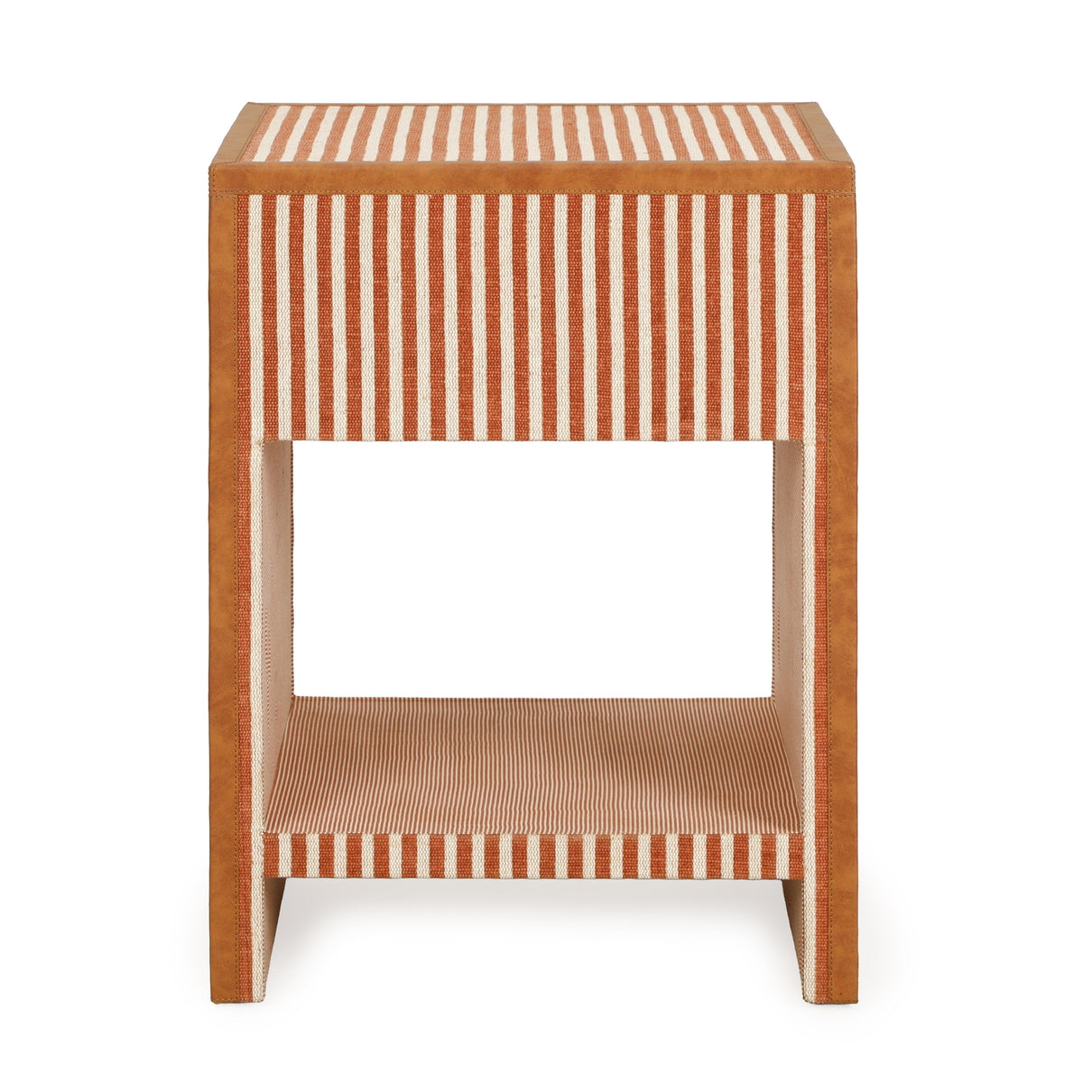 Kora 18" Cotton Jute 1-Drawer Contract-Grade Nightstand - View 21