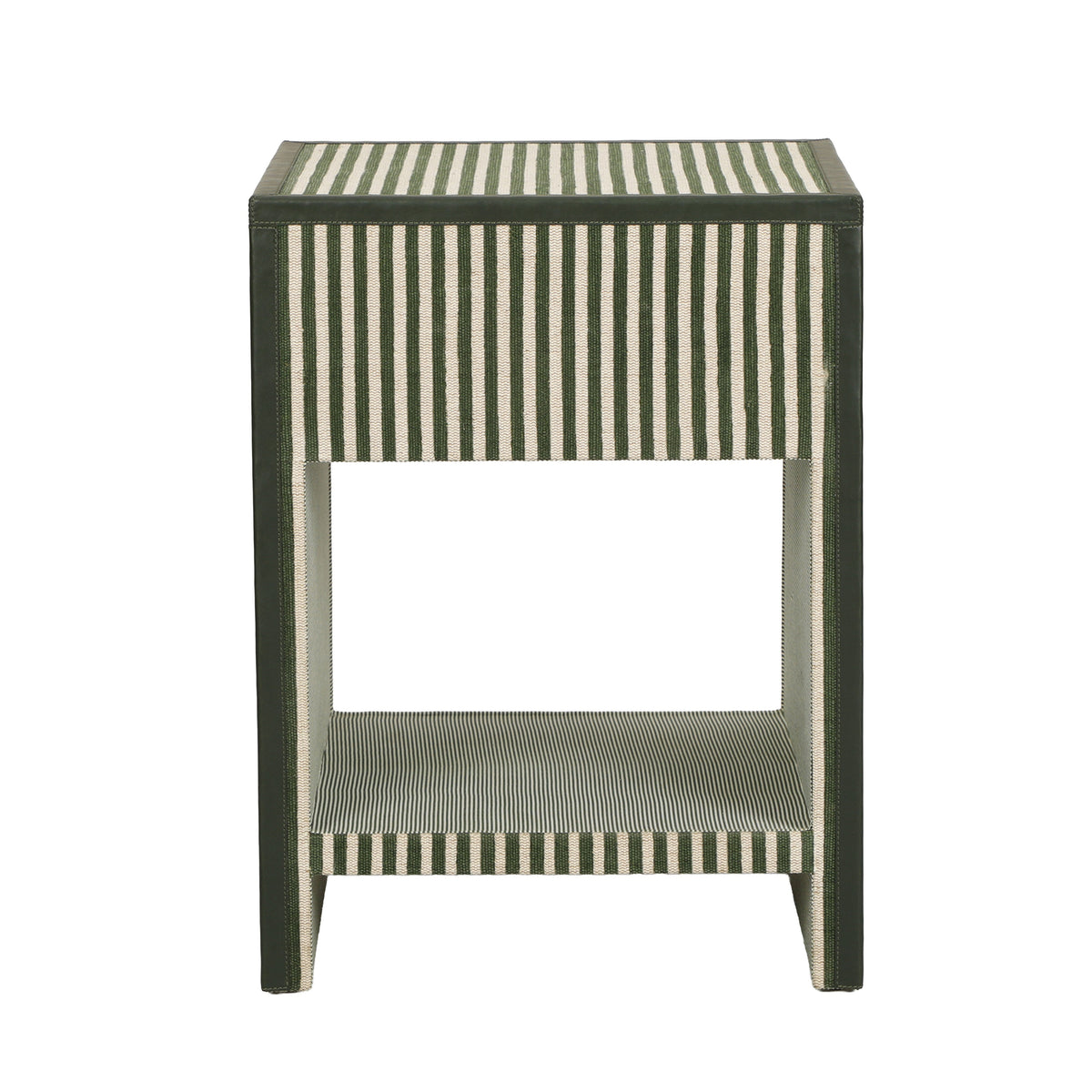 Kora 18" Cotton Jute 1-Drawer Contract-Grade Nightstand - View 11